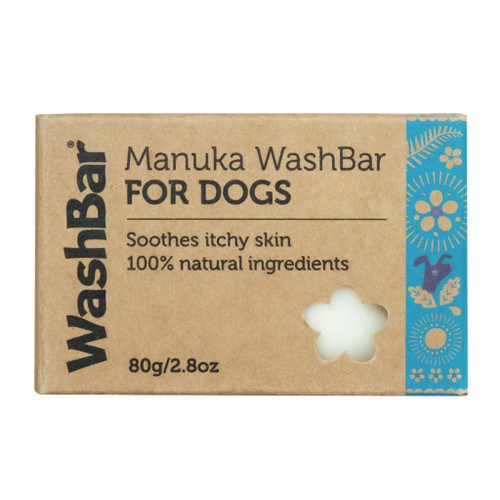 " Manuka WashBar FOR DOGS Soothes itchy skin 100% natural ingredients 80g2.80z 